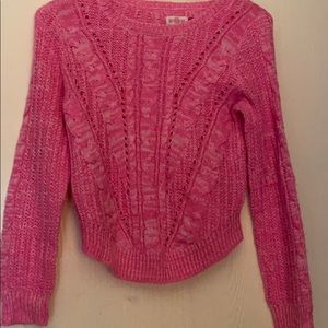 Pink knitted Sweater